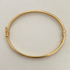 Aro It Liso matte Oro amarillo 18k +4 / 5,45 Gr / 4 mm / 18 Cm