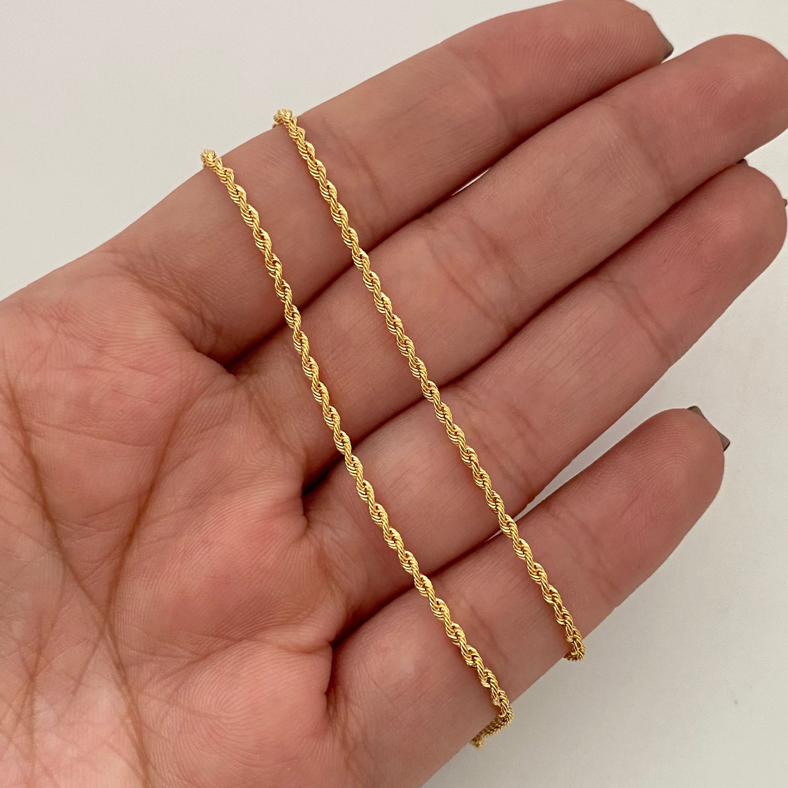 Cadena It Lazo Oro amarillo 18k +1 / 1,4 Gr / 1,7 mm / 40 Cm