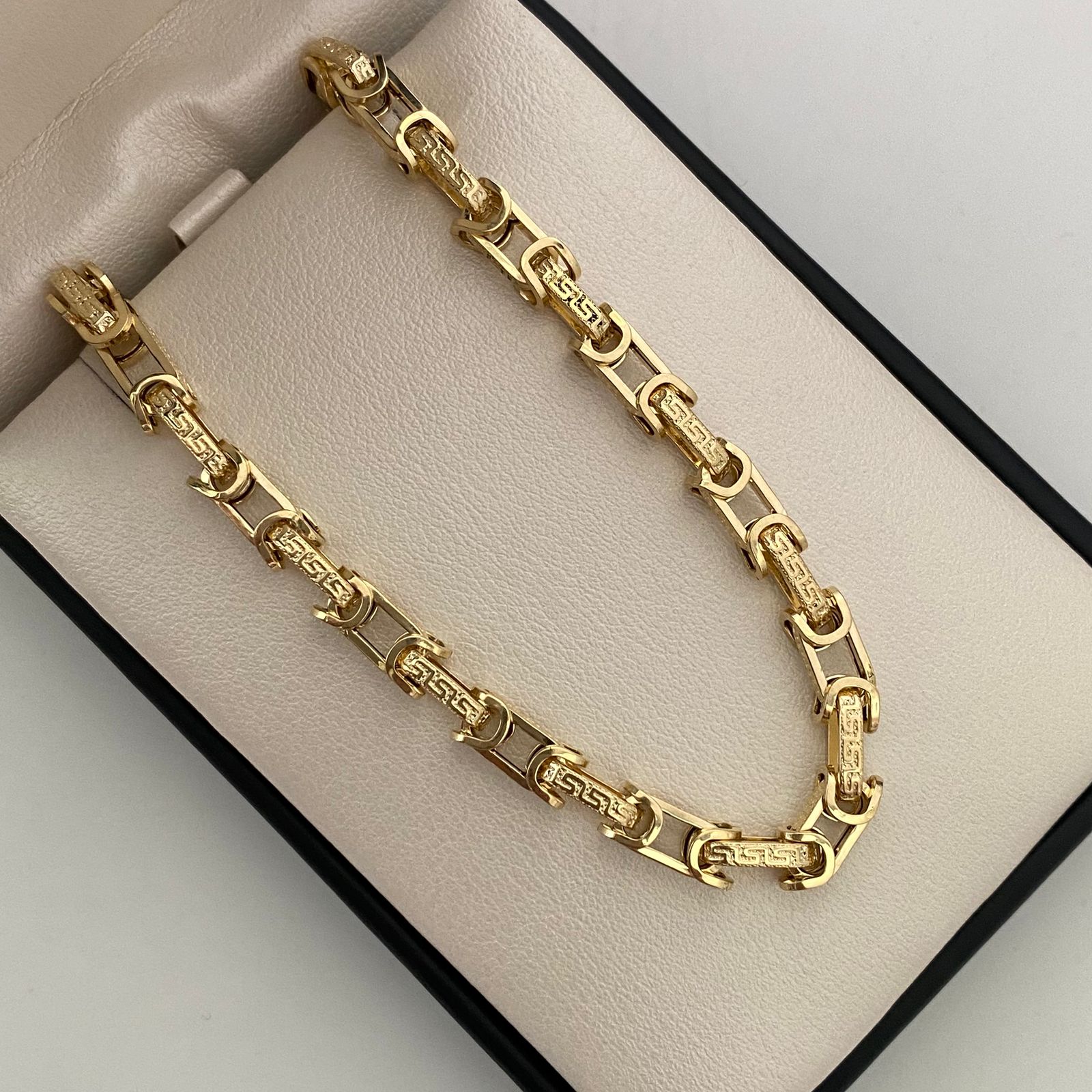 Cadena It Tejido Especial Vs Oro amarillo 18k +4 / 16,6 Gr / 5 mm / 60 Cm
