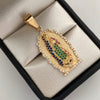 Dije Guadalupe Casting Oro amarillo 18k 8,8 Gr / 18,1 mm / 4,2 Cm