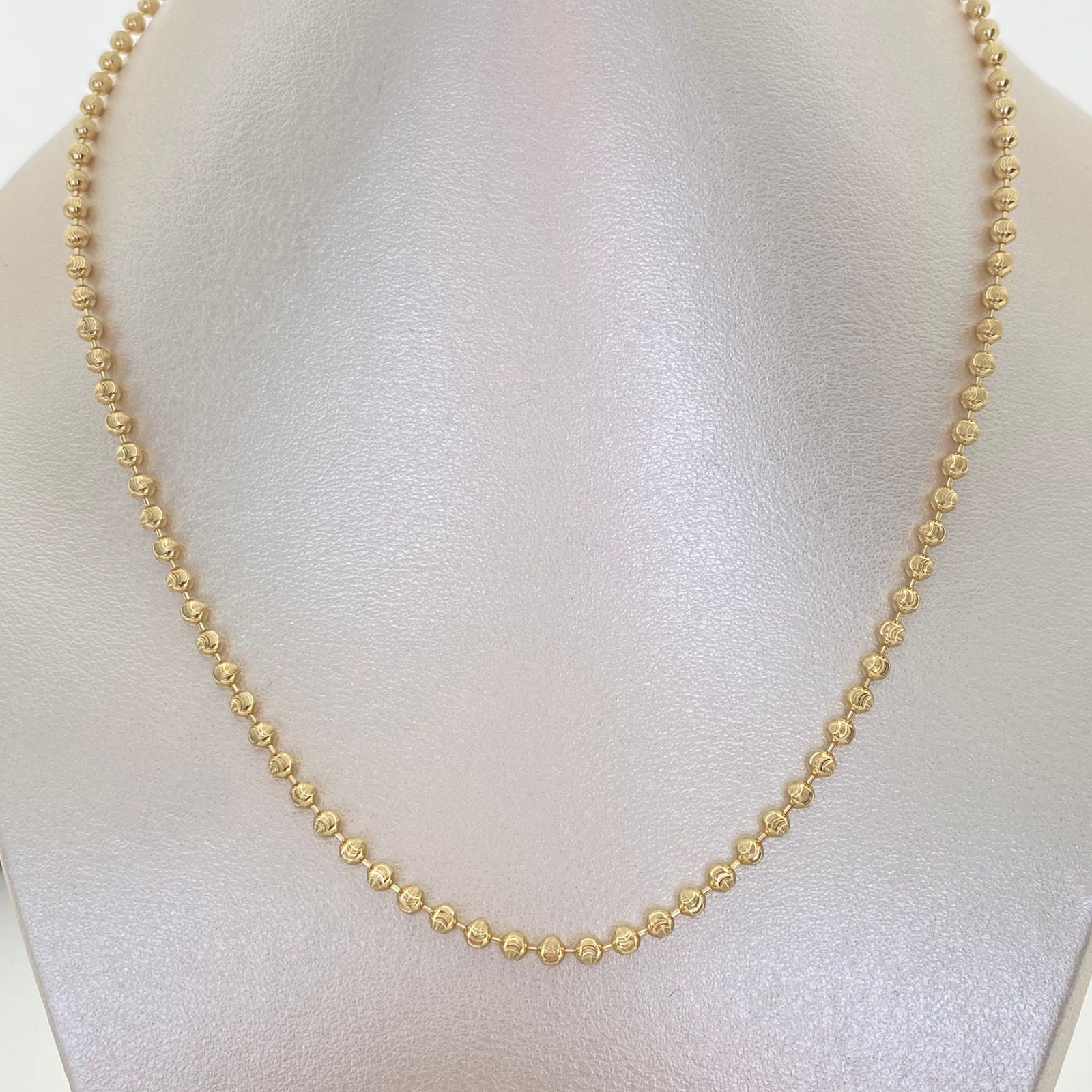 Cadena It Militar Diamantada Oro amarillo 18k +3 / 15,6 Gr / 3 mm / 60 Cm