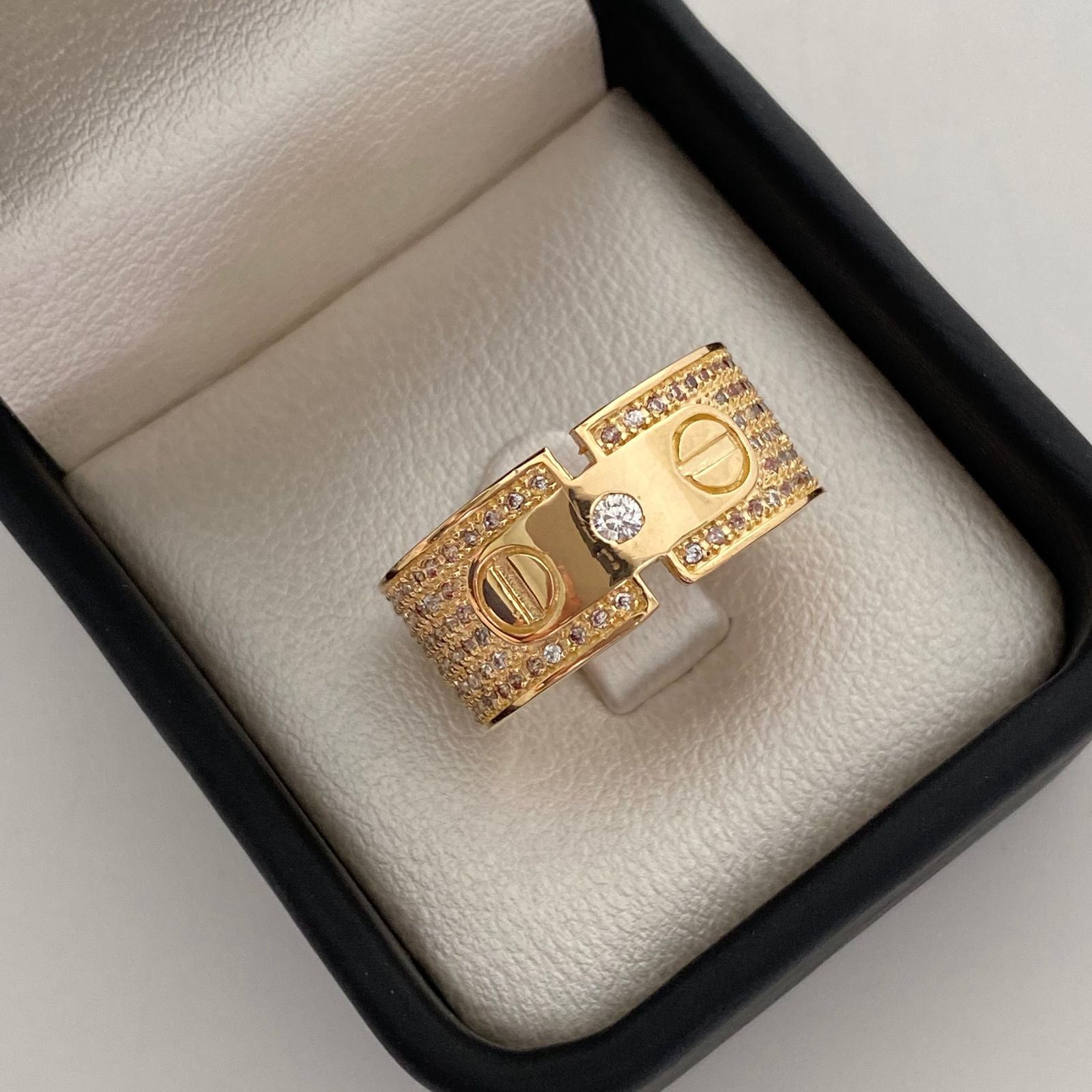Anillo Casting Oro amarillo 18k / Talla 10 / 8,55 Gr / 10,2 mm