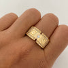 Anillo Casting Oro amarillo 18k / Talla 10 / 8,55 Gr / 10,2 mm