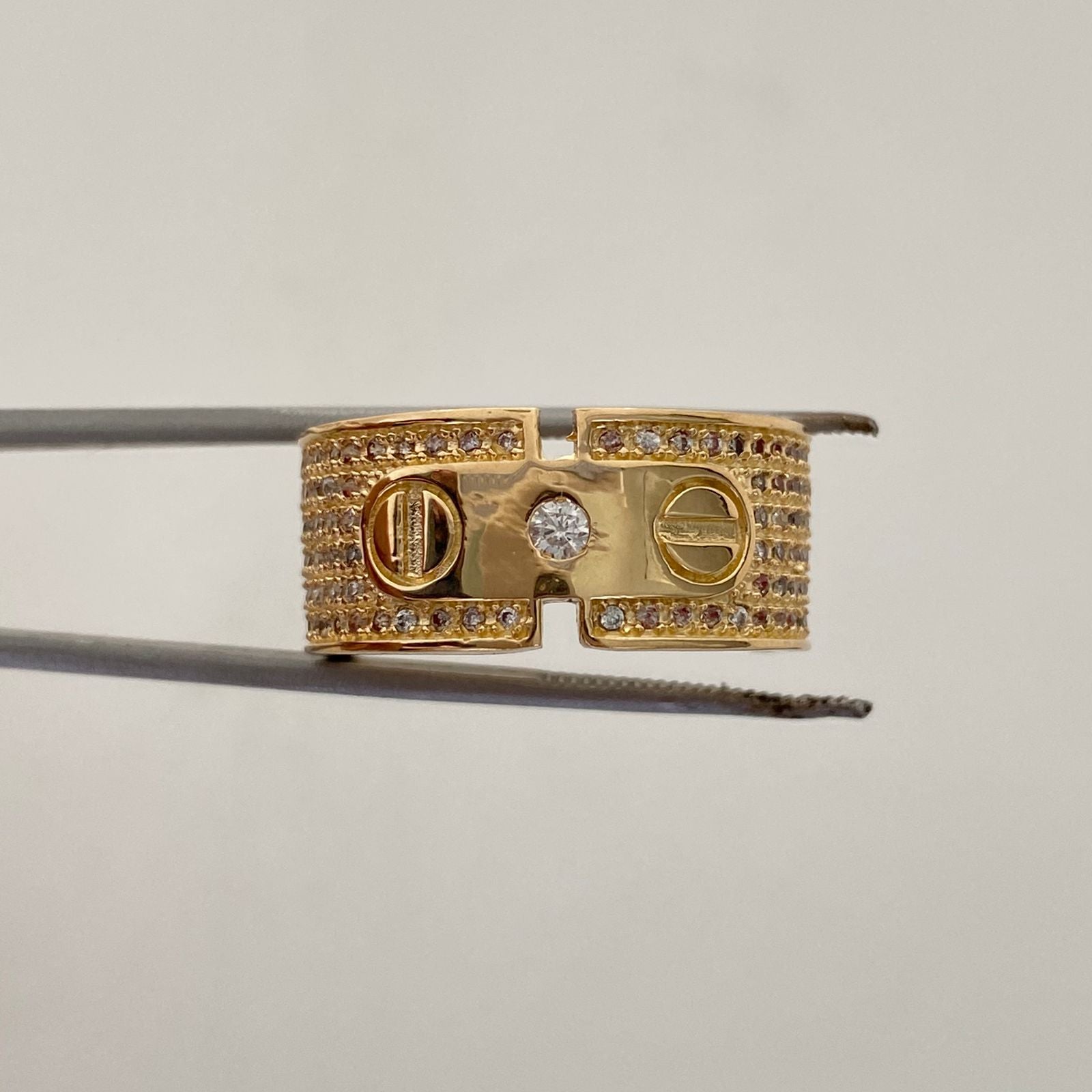 Anillo Casting Oro amarillo 18k / Talla 10 / 8,55 Gr / 10,2 mm
