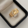 Anillo Rx Casting Oro amarillo 18k / Talla 9 1/2 / 5,8 Gr / 8,8 mm