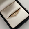 Anillo Cruz Casting Oro amarillo 18k / Talla 7 / 1,55 Gr / 1,6 mm