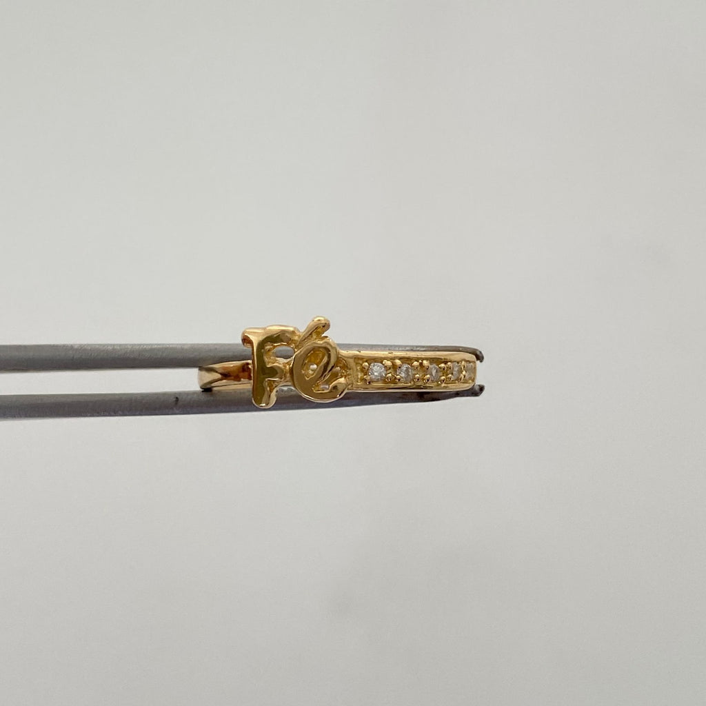 Anillo Fe casting Oro amarillo 18k / Talla 6 1/2 / 1,8 Gr / 1,5 mm