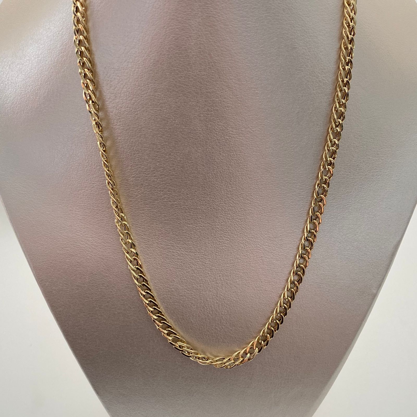 Cadena It Cubana Espiga Oro amarillo 18k 7,95 Gr / 4,7 mm / 60 Cm