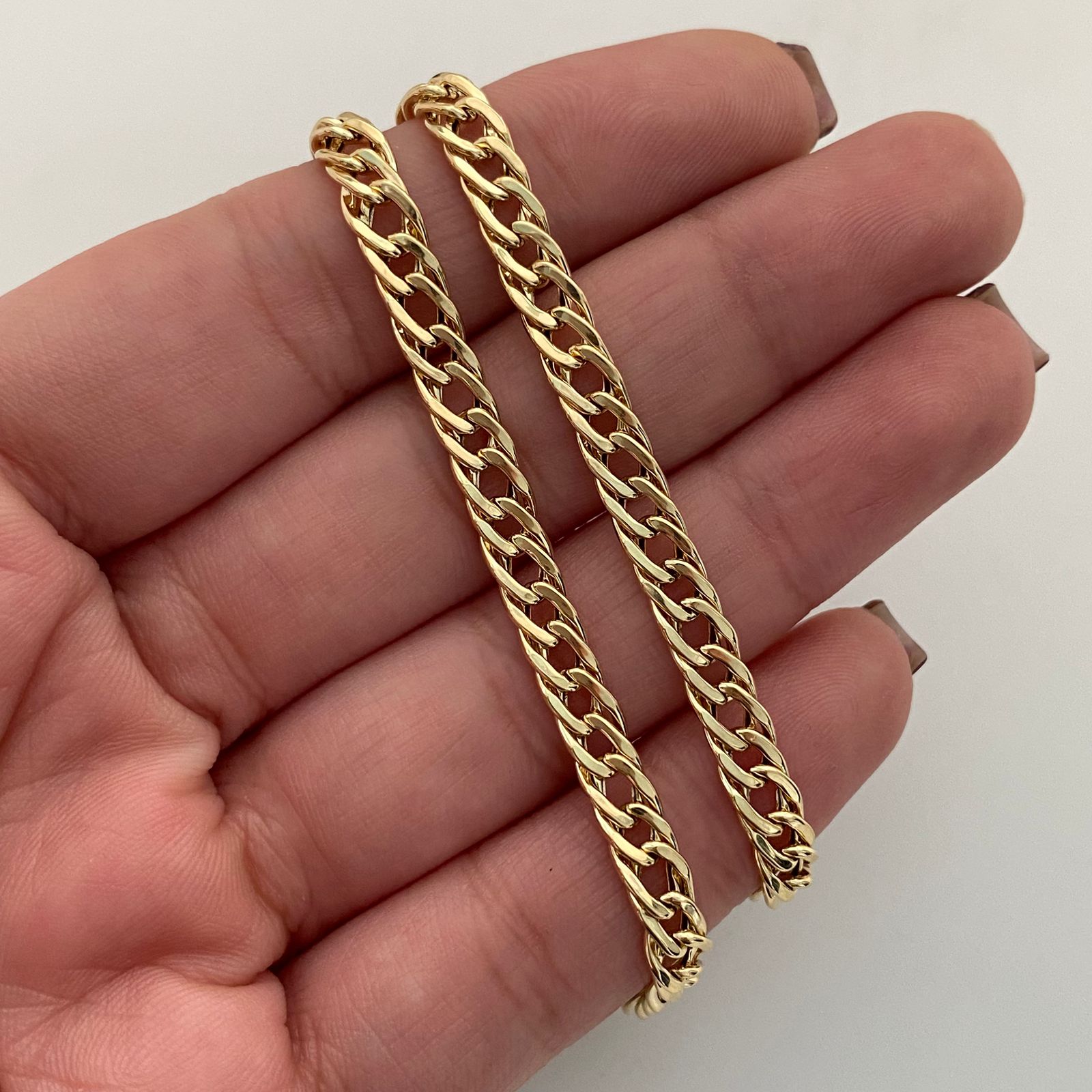 Cadena It Cubana Espiga Oro amarillo 18k 7,95 Gr / 4,7 mm / 60 Cm