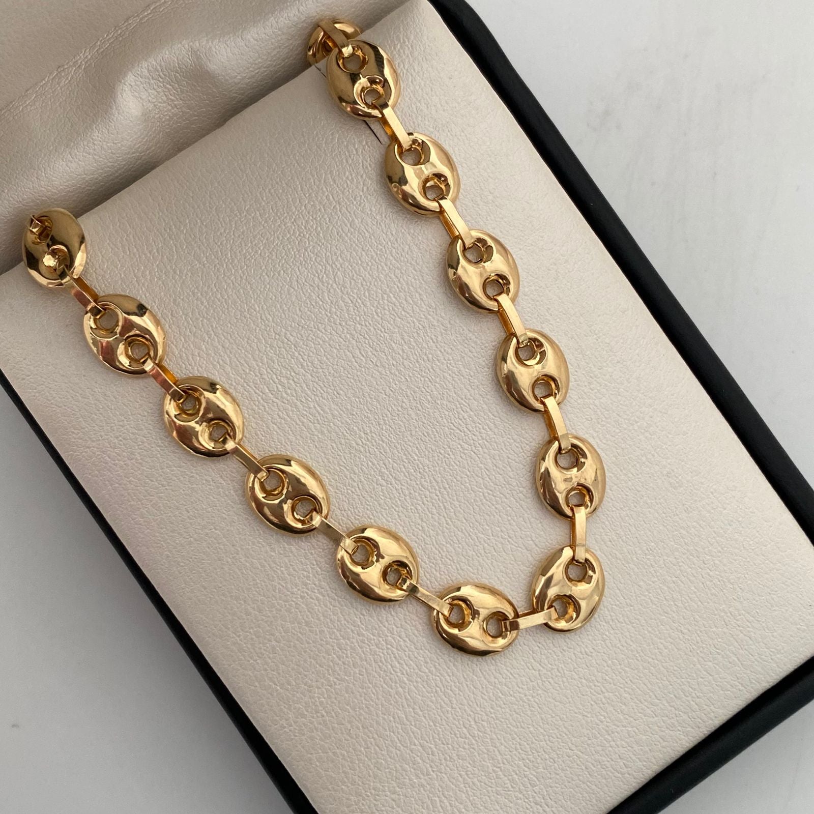 Cadena Gc Oro amarillo 18k 19,9 Gr / 8,1 mm / 62 Cm