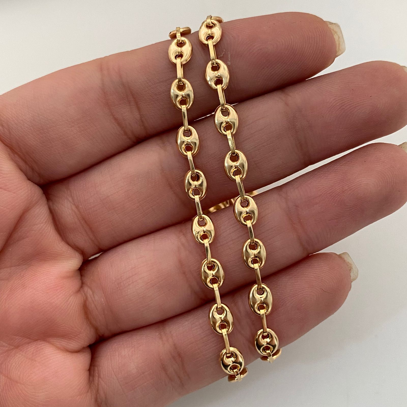Cadena Gc Oro amarillo 18k 8,20 Gr / 4,5 mm / 50 Cm Broche 0,40