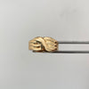 Anillo Troquel espiral Oro amarillo 18k / Talla 7 1/2 / 1,9 Gr / 4,7 mm