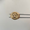 Anillo Troquel Aguila Oro amarillo y Oro blanco 18k / Talla 9 / 3,7 Gr / 4,2 mm