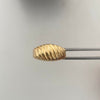 Anillo Troquel Olas Oro amarillo 18k / Talla 8 / 1,8 Gr / 3,8 mm