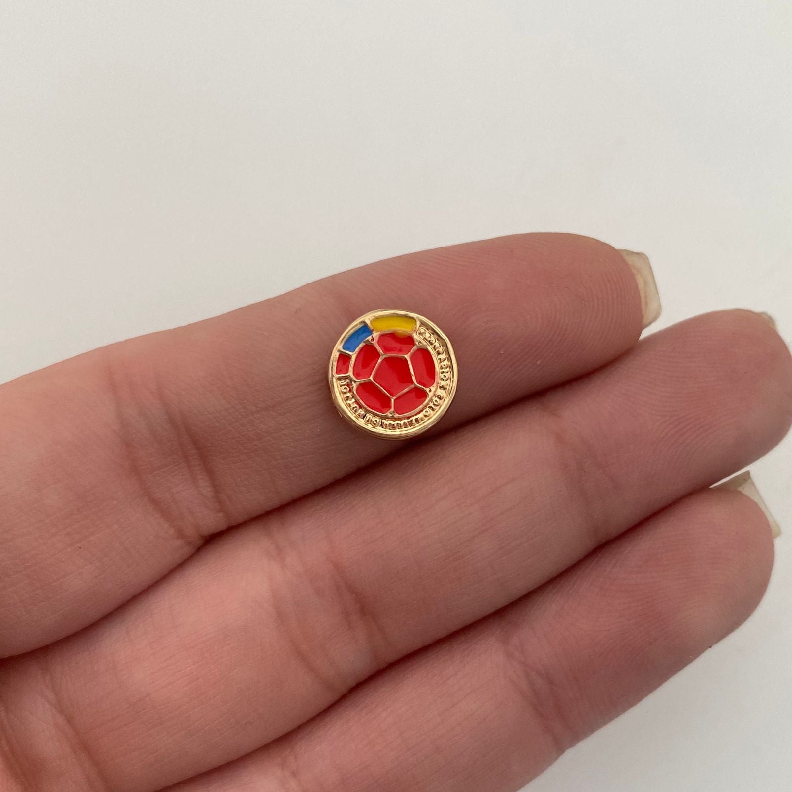 Herraje Balon Oro amarillo 18k 0,65 Gr / 1 Cm