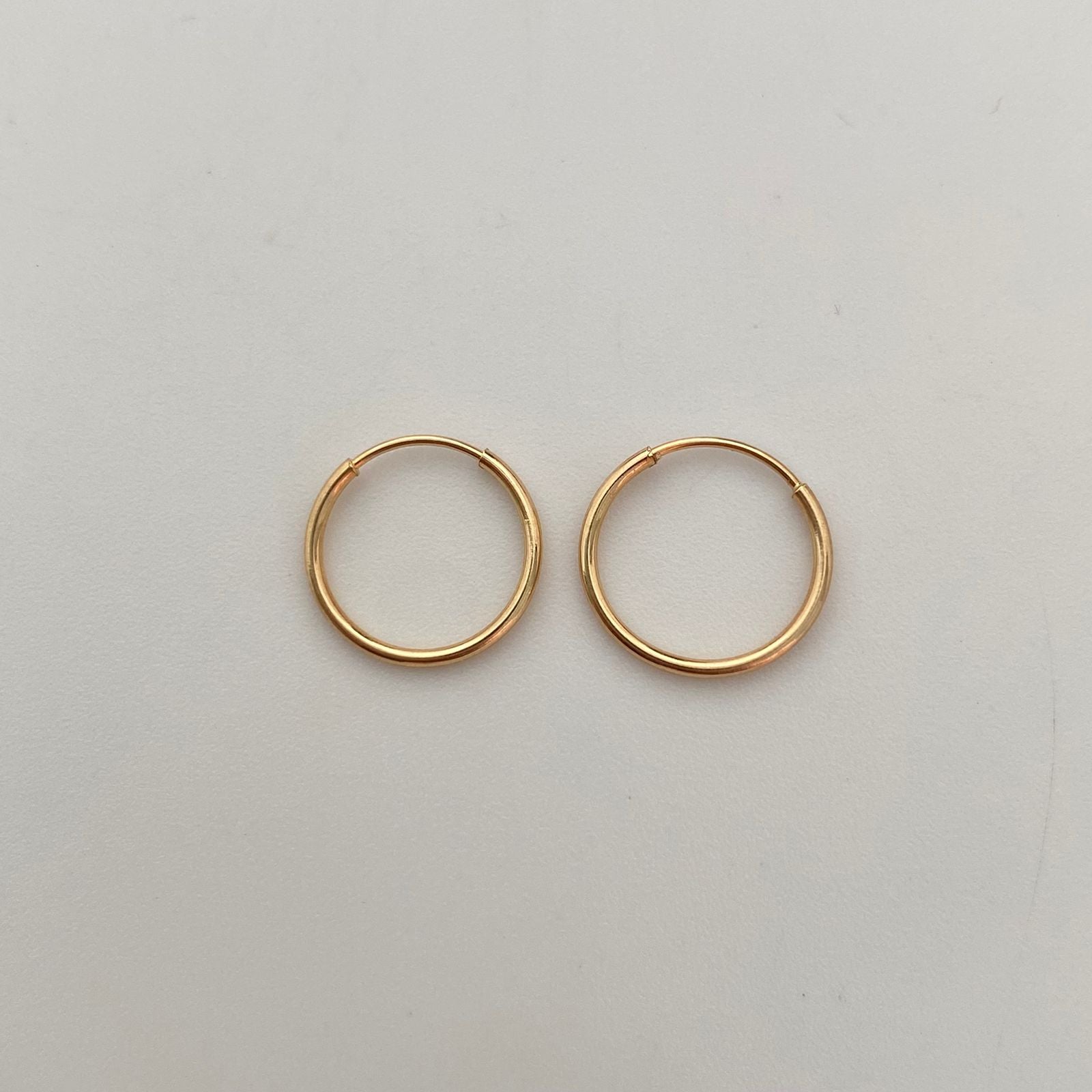 Candonga Imperdible Oro amarillo 18k 0,5 Gr / 1,3 Cm