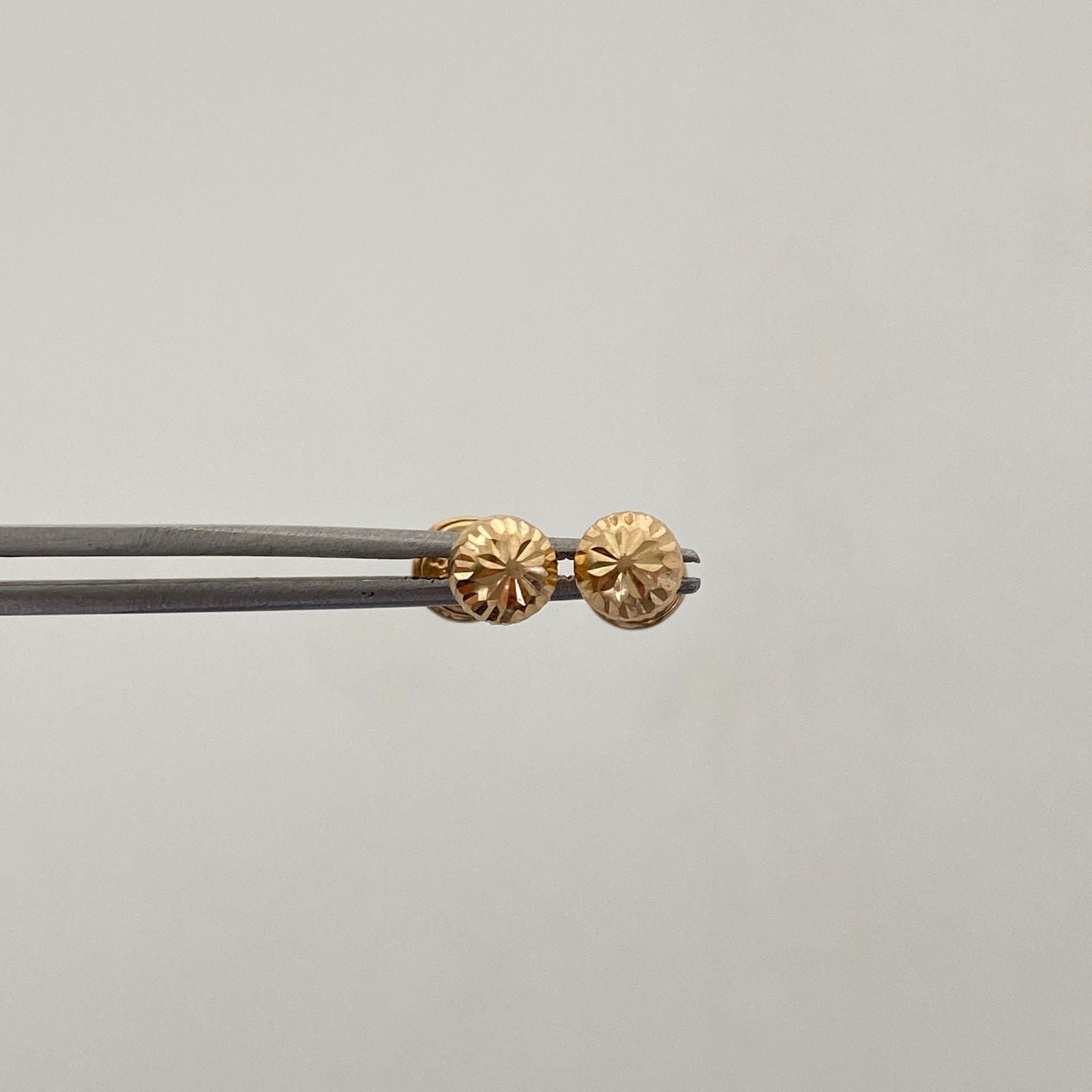 Topos Bola Diamantada 5mm Oro amarillo 18k 0,65 Gr