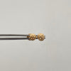 Topos Bola diamantada 5mm Oro amarillo 18k 0,6 Gr