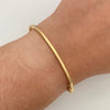 Aro It Liso Oro amarillo 18k +4 / 3,7 Gr / 2 mm / 19 Cm