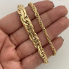Cadena It Plano Tejido Especial degrade Oro amarillo 18k 10,7 Gr / 3,9 mm / 45 Cm