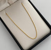 Cadena It Mini Lazo Oro amarillo 18k +1 / 0,9 Gr / 1,3 mm / 45 Cm