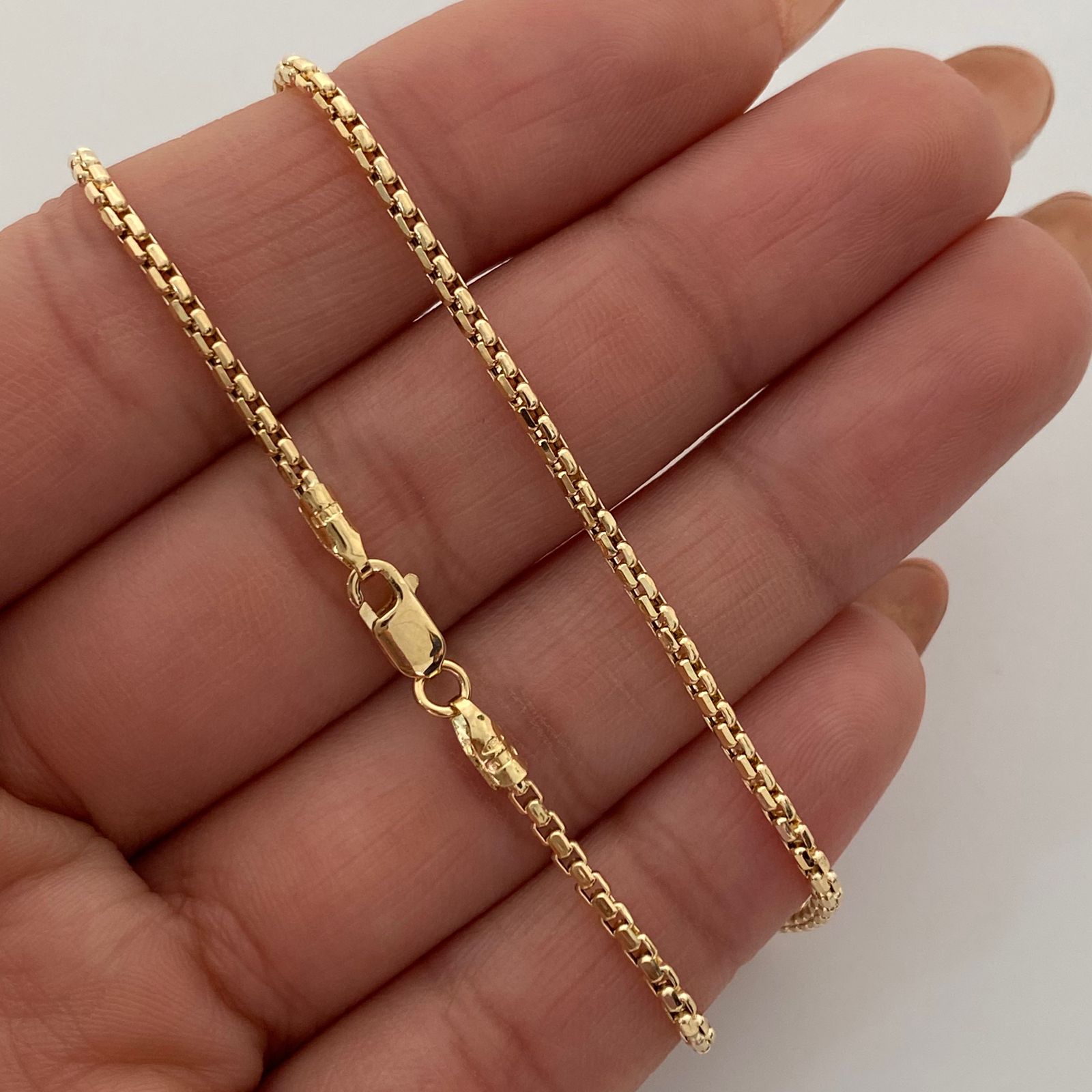 Cadena It Veneciana Oro amarillo 18k +1 / 2,2 Gr / 2 mm / 60 Cm