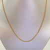 Cadena It Escalera plana Oro amarillo 18k 3,45 Gr / 2,5 mm / 50 Cm