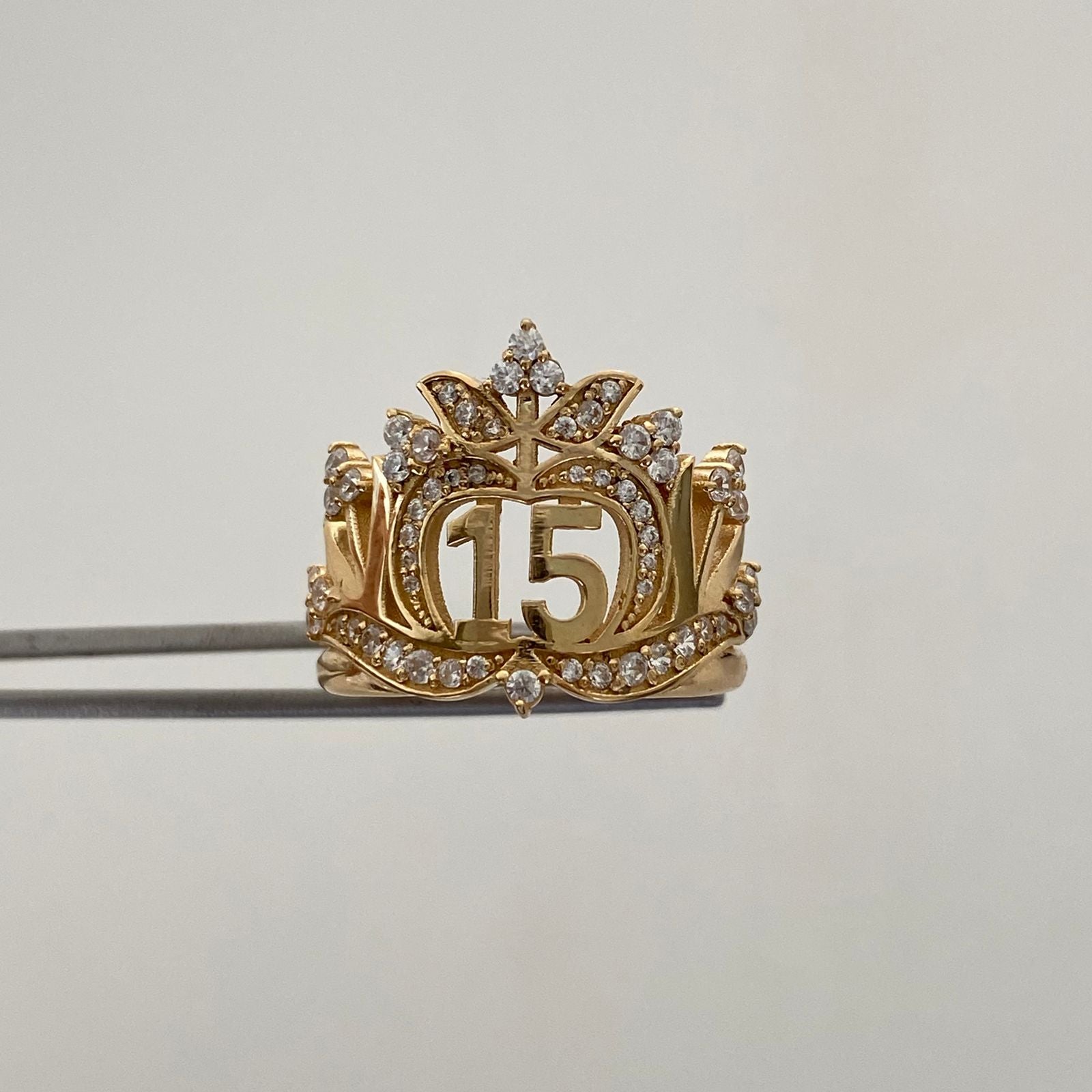 Anillo 15 Casting (por fabricacion) Oro amarillo 18k / Talla 8 / 5,1 Gr