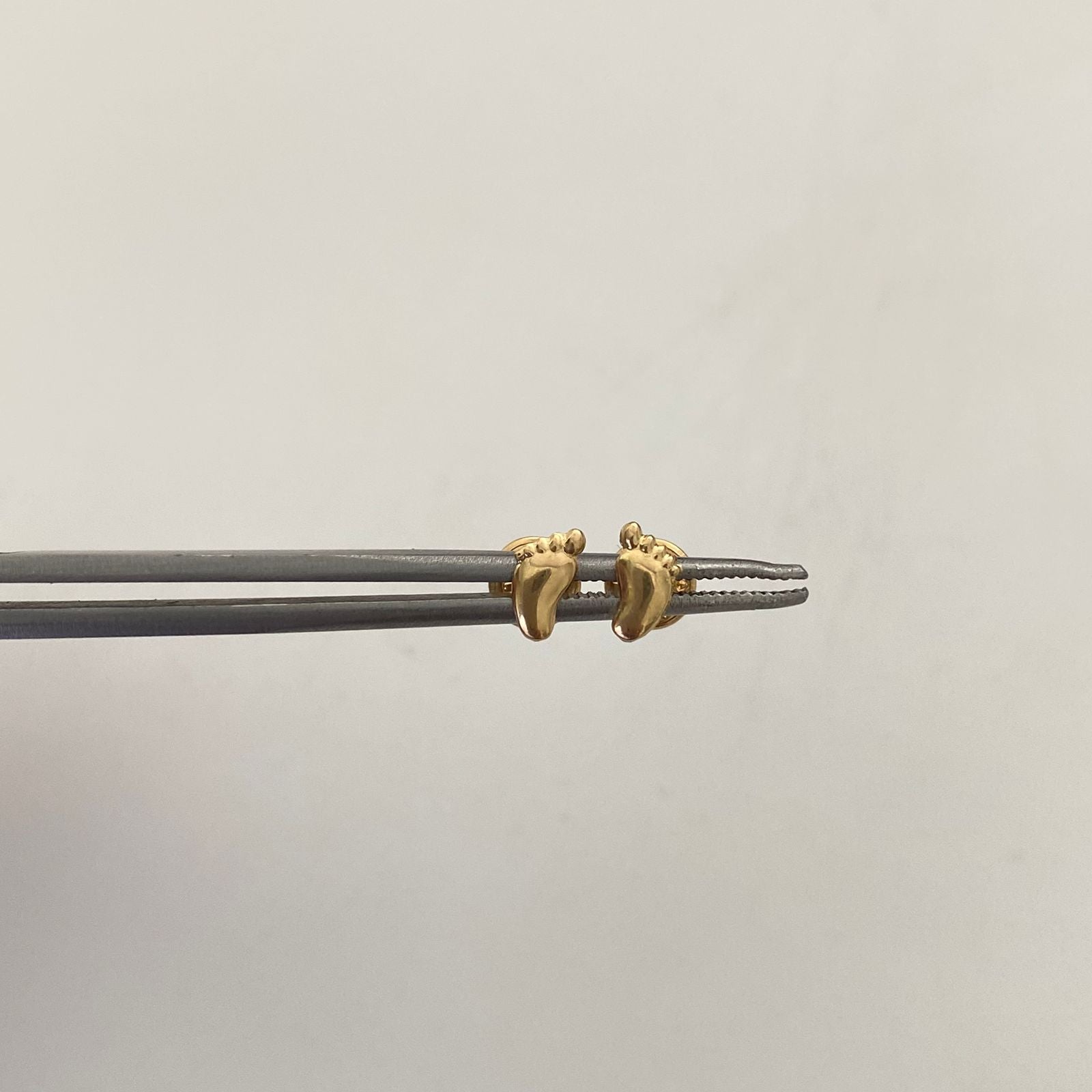 Topos Huella Oro amarillo 18k 0,45 Gr / 3,8 mm