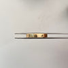 Anillo Argollas con diamantes de 1.5mm (por fabricacion) 9mm  Oro amarillo 18k / Talla 9 /8 / 10,43 Gr / 2,8 mm
