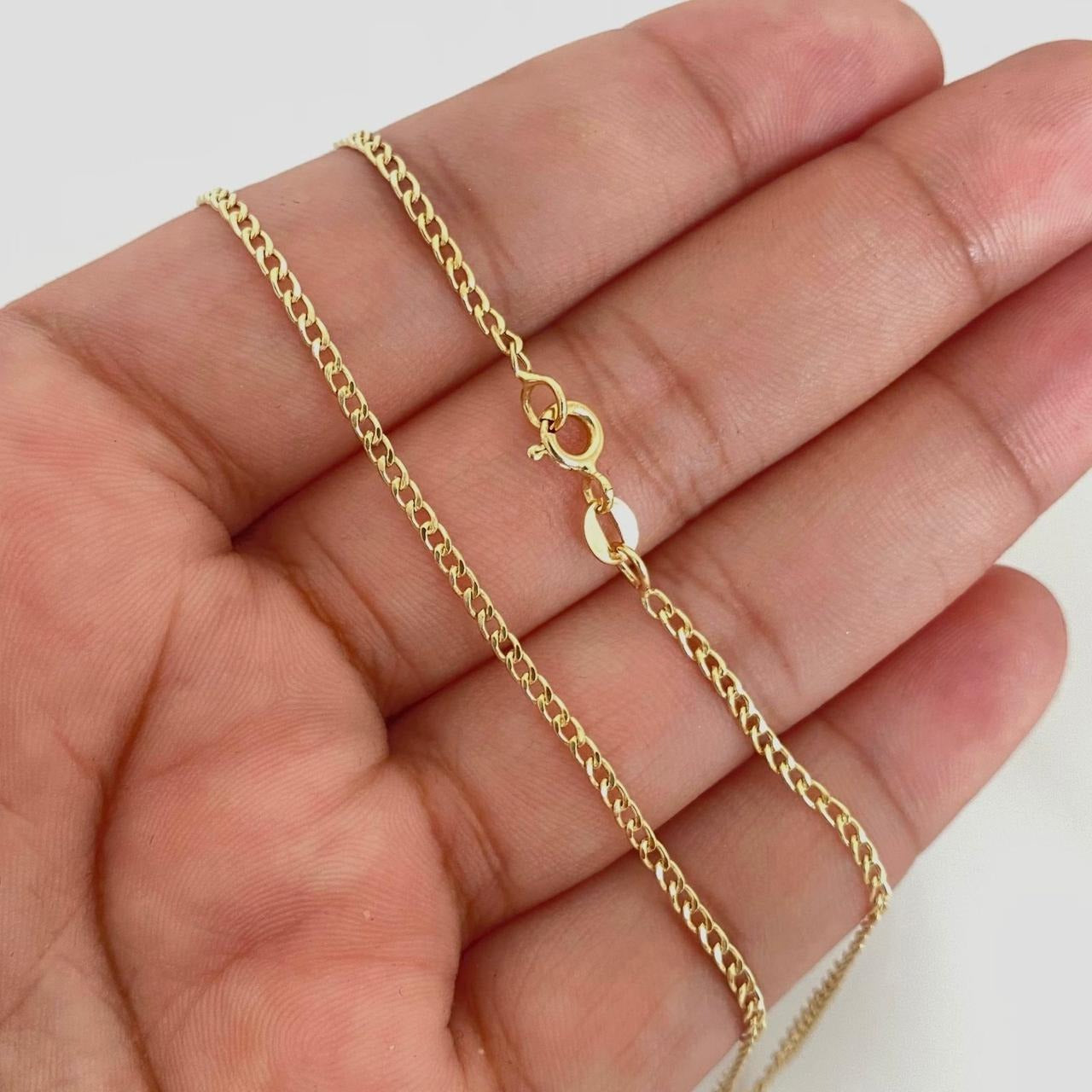 Cadena It Cubana Oro amarillo 18k 3,15 Gr / 1,7 mm / 60 Cm