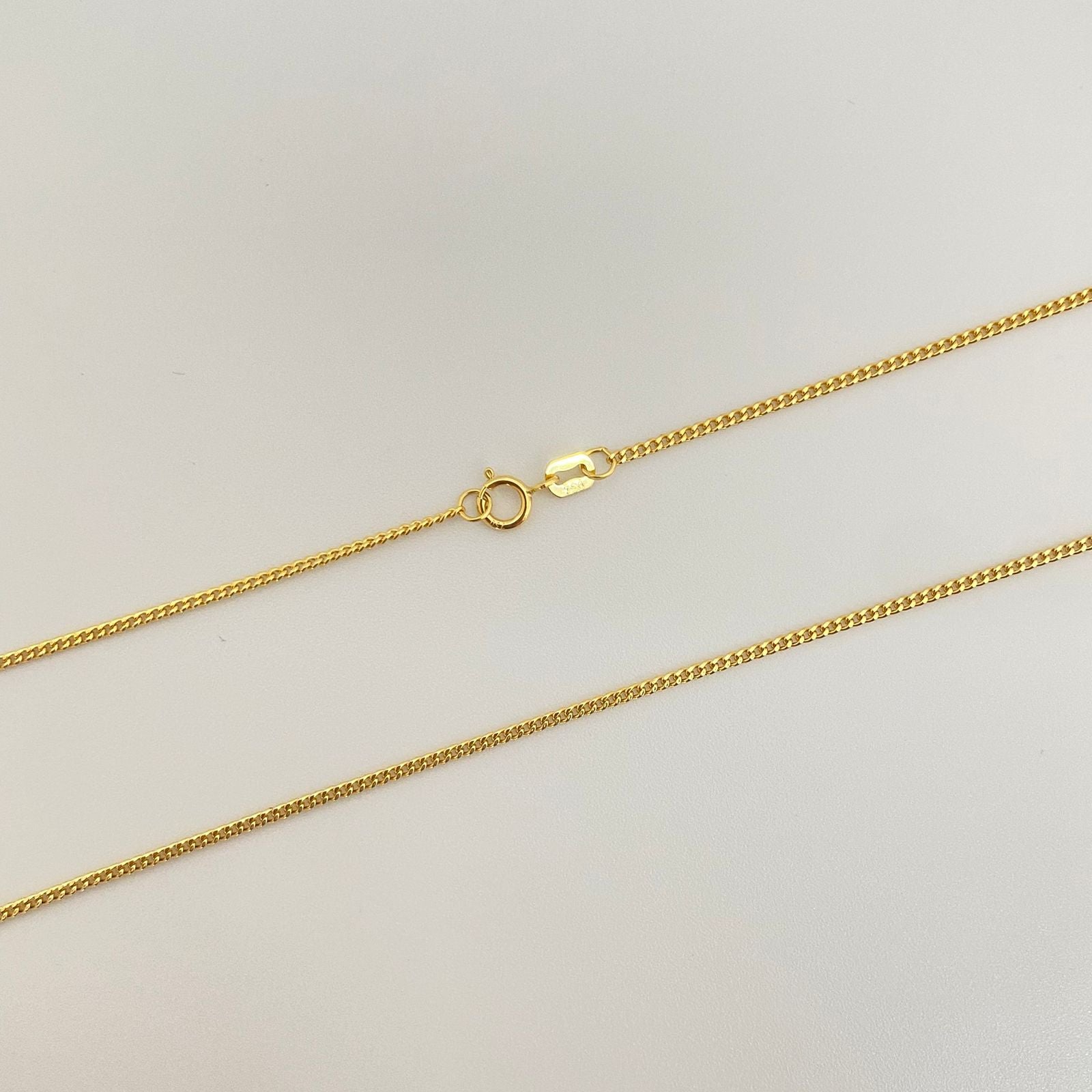 Cadena It Mini Cubana Oro amarillo 18k +1 / 1,1 Gr / 1 mm / 45 Cm