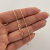 Cadena It Mini escalera plana Oro amarillo 18k 1,2 Gr / 1 mm / 45 Cm