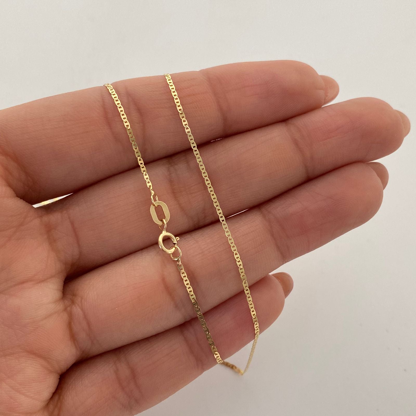 Cadena It Mini escalera plana Oro amarillo 18k 1,2 Gr / 1 mm / 45 Cm
