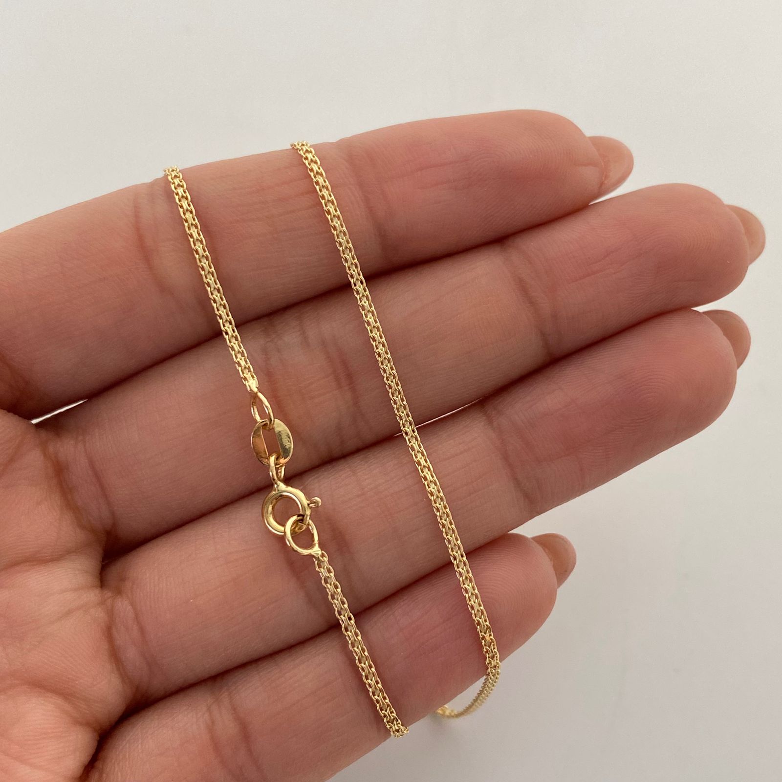 Cadena It Mini China Oro amarillo 18k +1 / 2,8 Gr / 1,5 mm / 50 Cm