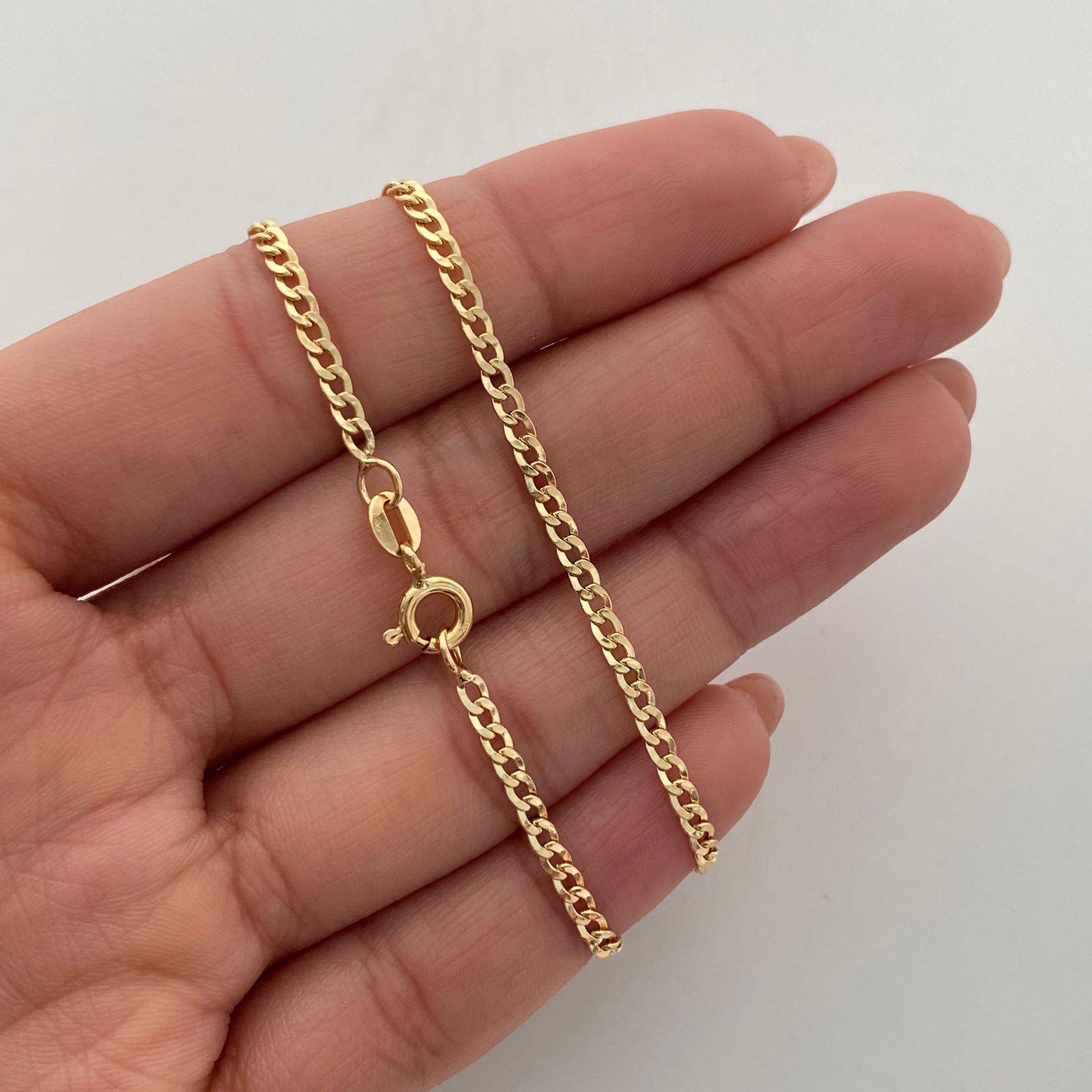 Cadena It Cubana Oro amarillo 18k 3,4 Gr / 2,4 mm / 50 Cm