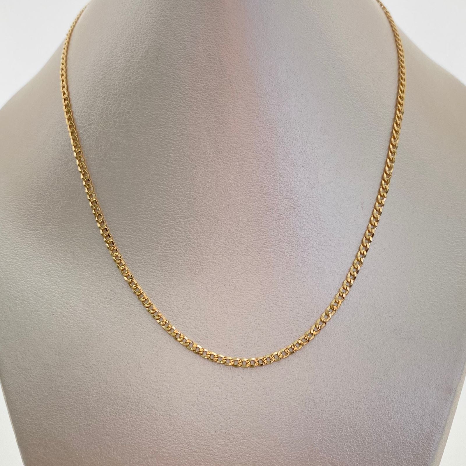 Cadena It Cubana Oro amarillo 18k 3,4 Gr / 2,4 mm / 50 Cm