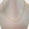 Cadena It Mini Militar Oro amarillo 18k 1,9 Gr / 0,9 mm / 45 Cm