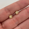 Topos Trebol Mediano Diamantado Oro amarillo 18k 1,25 Gr / 5,2 mm