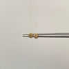 Topos Topo redondo Diamantado Oro amarillo 18k 0,4 Gr / 4 mm
