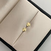 Topos Plano Redondo Diamantado Oro amarillo 18k 0,6 Gr / 6,2 mm