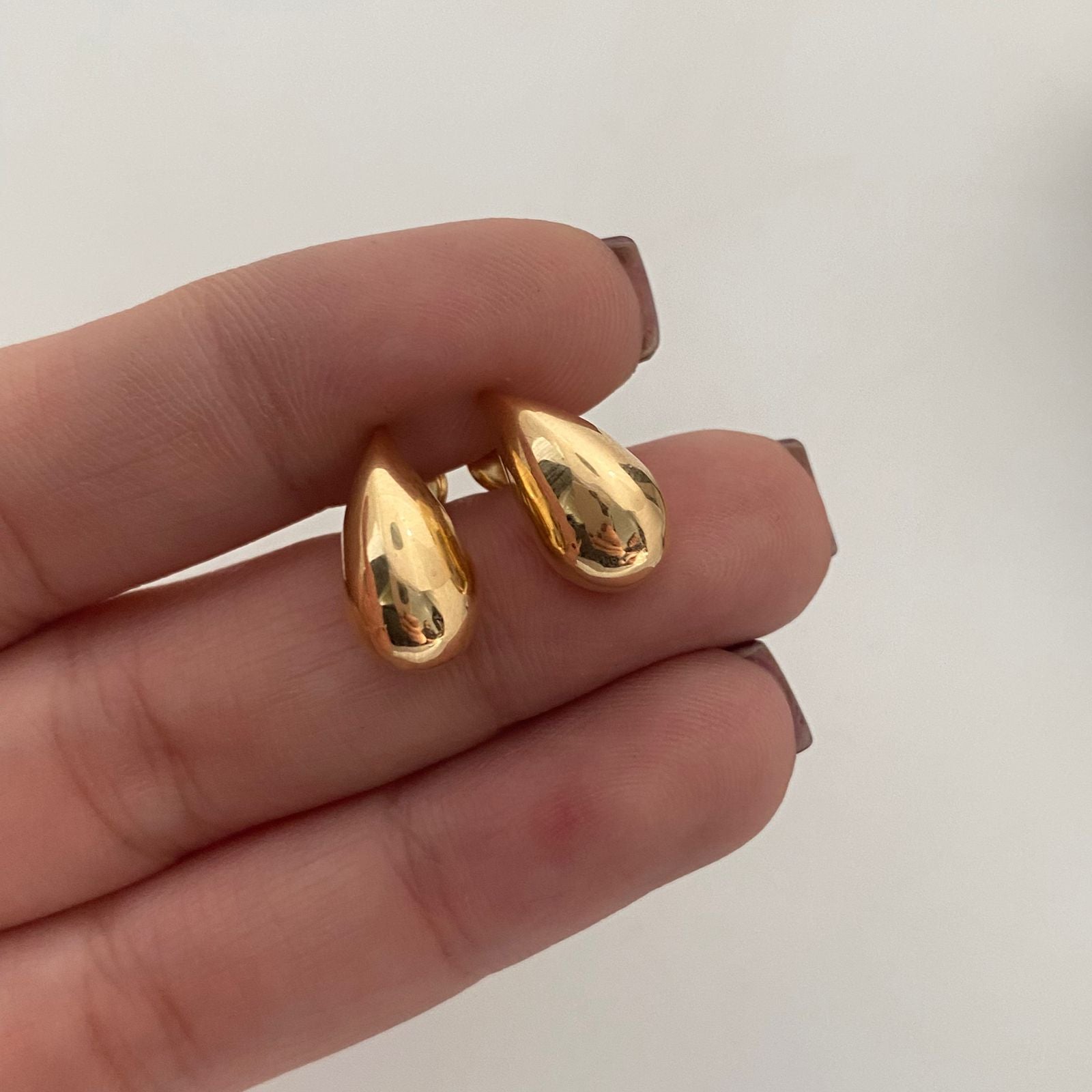 Topos Gota Oro amarillo 18k 1,9 Gr / 8,1 mm