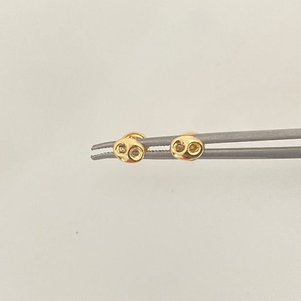 Topos gc liso  Oro amarillo 18k 0,6 Gr / 5 mm