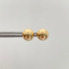 Topos Bola lisa 8mm Oro amarillo 18k 0,85 Gr
