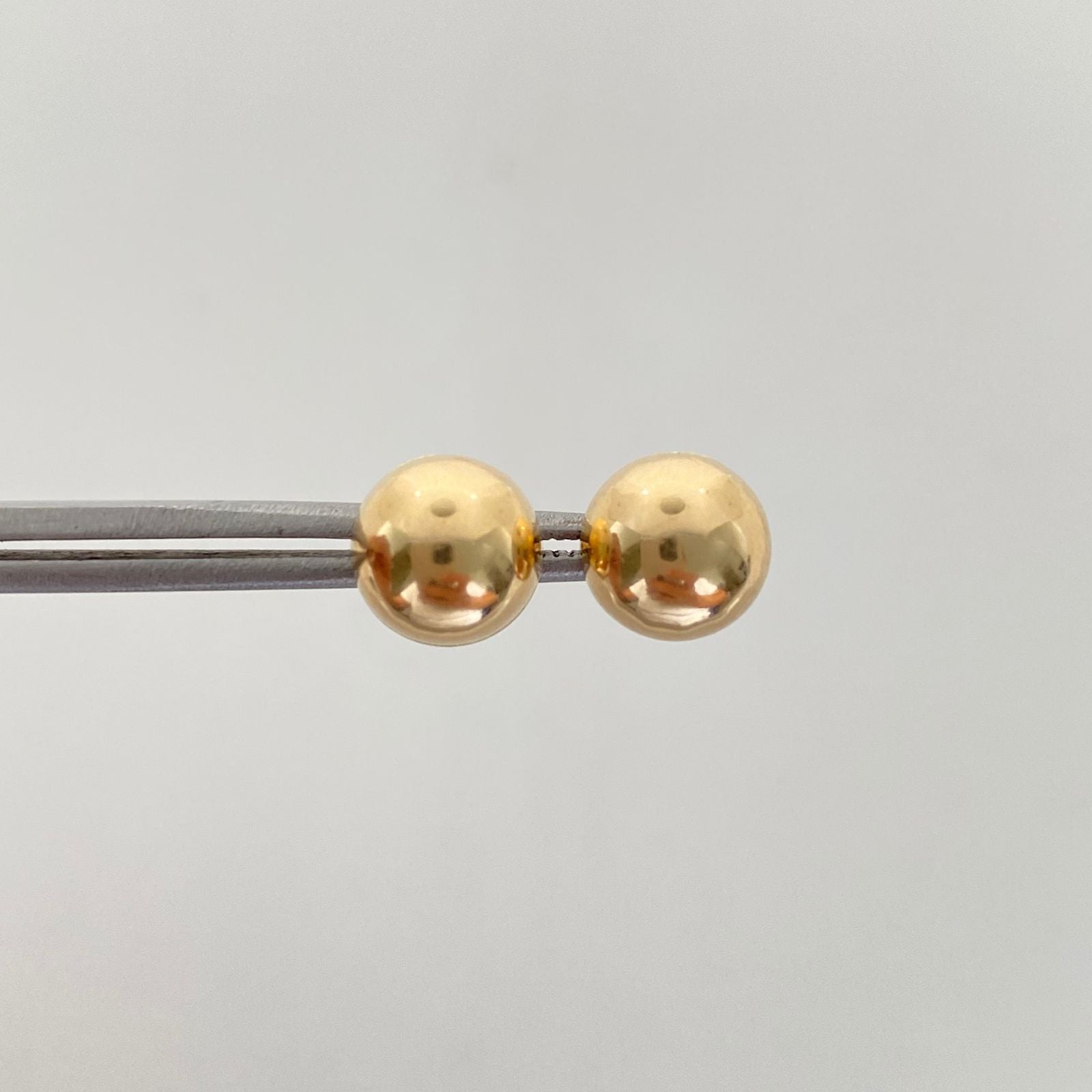 Topos Bola lisa 8mm Oro amarillo 18k 0,85 Gr