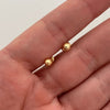 Topos Media Bola Diamantada Oro amarillo 18k 0,45 Gr / 4 mm