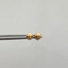 Topos Media Bola lisa 5mm Oro amarillo 18k 0,5 Gr