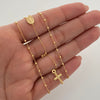 Rosario It Virgen Milagrosa Bola Lisa 2mm Oro amarillo 18k +4 / 2,75 Gr / 2 mm / 50 Cm