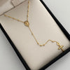 Rosario It Virgen Milagrosa Bola Lisa 2mm Oro amarillo 18k +4 / 2,75 Gr / 2 mm / 50 Cm