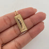 Dije It Dolar Oro amarillo 18k +4 / 1,1 Gr / 9,5 mm / 3 Cm